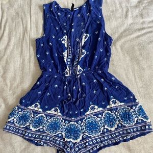 Zara bohemian style romper